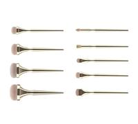 Eye Catching Synthetic Fiber 9pcs Makeup Brushes Set Delicate Cosmetic Brushes Face Makeup For Professional Look