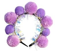Eye-catching Tinsel Headbands Mardi Gras Headwear For Girls Masquerade Hair Accessories Flapper