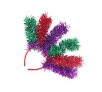 Eye-catching Tinsel Headbands Mardi Gras Headwear for Girls Masquerade Hair Accessories Mardi Gras Flapper Headband