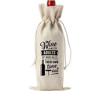 Eye Catching Wine Bag Teacher Appreciation Friend and Colleague Reusable Wine Bag for Parties and Celebration Farewell