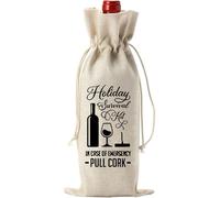 Eye Catching Wine Bag Teacher Appreciation Friend and Colleague Reusable Wine Bag for Parties and Celebration Farewell