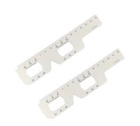 Eye Chart and PD Ruler Set for Vision Testing, PVC Optometry Tools with Letter and Digital Versions, Small and Large Ophthalmology Rulers, Reusable Eye Test Kit for Clinics, Schools, Home Use