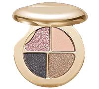Eye & Cheek Palette,Blends Easily Smooth All-Day Wear for Shading Highlighting,4-Color Metallic Highlighting Eye & Cheek Palette for Beginner Friendly