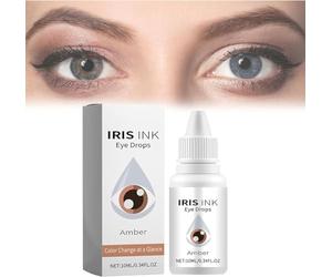 Eye Color Changing Drops,Change Eye Color Drops,Natural Eye Drops for Dry Eyes,IrisInk Eye Drops,Fancy Drops Change Your Eye Color,Lighten & Brighten Your Eye Color (Amber)