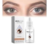 Eye Color Changing Drops, Color Changing Eye Drops, Fancy Drops Change Your Eye Color, 10ml Irisink Eye Drops,Safe and Gentle, Visibly Change Eye Color in Just 2 Hours(Amber)