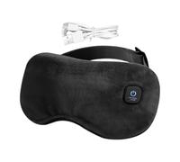 Eye Compress - Health Cloth Polyester | Heated Electric Sleep Warm Eye | Spandex Crystal Velvet Adjustable Rechargeable for Relaxation Sleep Relief Headache Strain Travel Home Office Hotel