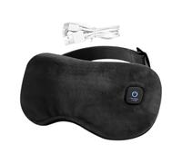 Eye Compress, Rechargeable Cordless Eye Masque, Comfort Sleep Aid with Adjustable Strap, Washable Heated Cooling Shades for Relaxation and Relief Women Men at Home Bedroom Office Daily Night Use