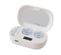 Eye Contact Cleaner | Ultrasonic Vibration Rechargeable with Timer - Eye Contact Rechargeable Cleaning Kit | for Travel Camping Home School Office Hotel Apartment Men Women Teen