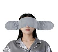 Eye Covers for Sleeping | Breathable Adjustable Non-Slip - 3D Blackout Eye Blindfold Ear Cover - for Women Men Kids Side Sleeper Home Apartment Dorm Office Travel Airplane Camping