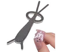 Eye Craft Magnet - Rabbit Compact Compact Pact Manicure Kit Accessory | Lightweight Art Gadget, Multifunction Nail Polish Applicator, Convenient Design Equipment