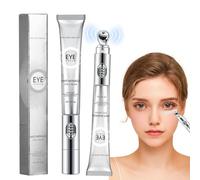 Eye Cream, Electric Massage Head Hyaluron Eye Cream, Lightens dark circles, prevents eye bags and puffiness, Under Eye Cream for Men and Women, Powerful Under to Revitalise the Eye Area 20g