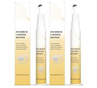 Eye Cream for Dark Circles & Puffy Eyes, Caffeine Eye Serum for Dark Circles and Puffy Eyes, Under Eye Cream Eye Bags Remover for Women & Men, Anti Aging, Hydrating (15ml, 2)