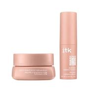 Eye Cream Set - Caffeine Infused Under Eye Stick + Anti Aging Day + Night Eye Cream with Vitamin C and Ceramides - Brighten + Depuff - Hydrate, Firm + Reduce Puffiness - Skincare Set
