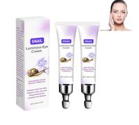 Eye Cream, Snail Dark Circles Eye Cream Against Wrinkles and Dark Circles Eye Cream Against Bags Eye Serum Relieve Wrinkles and Dark Circles for All Skin Types (30 ml, Pack of 2)