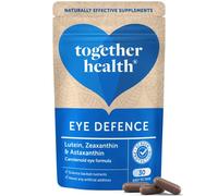 Eye Defence - Together Health - Powerful Carotenoids: Astaxanthin Zeaxanthin & Lutein - Vitamin A - Protects Against Blue Light - Vegan Friendly - Made in The UK - 30 Vegetable Capsules