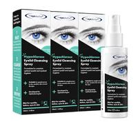 Eye Doctor Hypochlorous Acid Eyelid Spray Triple Pack, Dry Eyes, 3 x 100ml | Hypoallergenic Antibacterial Lid Cleanser, Preservative and Alcohol Free, pH Balanced, Lash Extension Safe, Daily Lid Hygiene