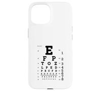 Eye Doctor Optometrist Ophthalmologist Seeing Eye Chart Case for iPhone 15