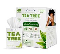 Eye Doctor Tea Tree Eye Wipes for Dry, Itchy & Sensitive Eyes, 40 Pack