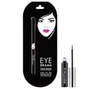 Eye Drama Eye Pencil - Bold Black, 0.35g & Absolute Shine Liquid Eyeliner - Black, 4.5ml | Smudge-Proof Eye Pencil & High-Gloss Liner Combo
