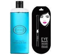 Eye Drama Eye Pencil - Bold Black, Matte Finish, 0.35g & Soft and Fresh Shower Gel, 250ml | Long-Lasting Eye Pencil & Refreshing Body Wash Combo