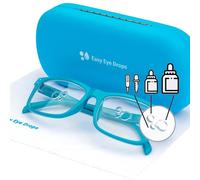 Eye Drop Aid for Bottles, Pipettes, and Vials | Eye Drop Guide for Seniors and Elderly, Eye Drop Dispenser, Eye Drop Applicator, Eye Drop Helper, Eye Drop Glasses (with Deluxe Case)