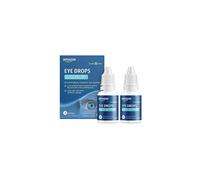 Healthcare by Amazon Eye Drops with Sodium Hyaluronate 0.2% and Flower Distilled Water, 15 ml, Pack of 2 (Previously a Amazon Basic Care brand, same product)