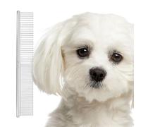 Eye Envy Tear Stain Remover Face Comb for Dogs and Cats| Fine/Coarse Comb with 80 Rounded Pins | Gently Remove Crusty Eye Debris, Gunk and Boogers