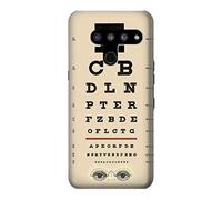 Eye Exam Chart Decorative Decoupage Poster Case Cover For LG V50, LG V50 ThinQ 5G