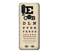 Eye Exam Chart Decorative Decoupage Poster Case Cover For Motorola One Action (Moto P40 Power)
