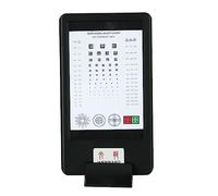 Eye Exams Charts, LED Eye Test Chart with Double-sided Display and 5 Kinds Of Optotypes, 2 Installation Methods, Accurate and Clear Measurement, for Home Hospital Clinic