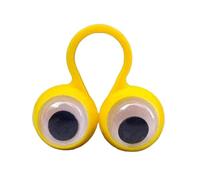 Eye Finger Puppets Set - Wiggly Eyeball Ring Toys for Kids, Funny Moving Eye Party Favours, Classroom Rewards, Storytelling Props & Sensory Play (Multi-Colour)
