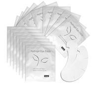 Eye Gel Pads 50 Pairs Eyelash Lash Extension Under Eye Patches Under Eye Gel Collagen Under Eye Pads for Eyelash Perming Tinting Pro Salon and Individual Eyelash Extension (Silver)