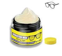 Eye Glass Scratch Remover, Glasses Scratch Repair Kit with 60g Polishing Compound with Polishing Sponge | Lens Scratch Remover & Long-Lasting Cleaner for Eyeglasses, Spectacles | Easy Home Use