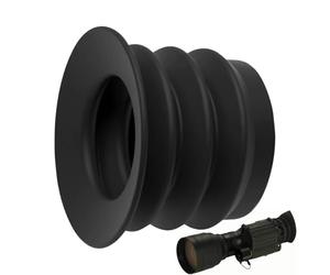 Eye Guard Cup - Soft Rubber Eyecup, Protective Lens Extender | Anti-Scratch Wear Resistant, Ergonomic Night Vision Accessory For Monoculars, Goggles, Outdoor Exploration Adventures