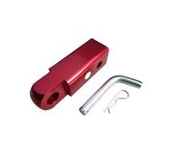 Eye Hook Cover 18000 Lbs 2 Inch Shackle Hitch Arm Receiver Towing Hitch Trailer Hooks Tow Bar With Two Hole Adjust Pitch-Row(RED)
