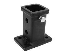 Eye Hook Cover 2in Trailer Hitch Receiver Adapter Bolt On Receiver Tube Hook Base Universal For Pickup Trucks