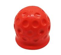 Eye Hook Cover 50MM Tow Bar Ball Cover Cap Trailer Ball Cover Tow Bar Cap Universal Hitch Trailer Towball Protect Accessories(RED)