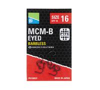 Preston Innovations MCM-B Barbless Eyed Hooks - Size 10
