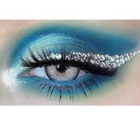 Eye Jewels Stones - Face Crystal for Festive Glow - Transfer Tattoo for Parties, Crystals, Gems, Party Makeup, Gems & Hairstyle (Multicolor)