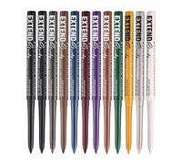 Eye Liner Pencil Set - 12 Colors Waterproof Eyebrow Pencils,Professional Makeup Cosmetic Set, Long-Lasting Smudge Proof Gel Pens