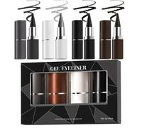 Eye Liner Pencil - Waterproof Eye-Liners, Mechanical Eyes Pencil - 4Pc's Smudge-Proof & Long-Lasting Eye's Makeup, Easy Glide & Versatile Bold & Subtle Looks for Daily Wear & Special Occasions