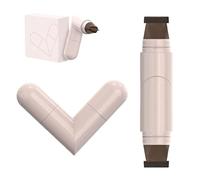 Eye-Liner Stamp, Precision Tool For Natural Look,Gel Eyeliner Pencil Set, Wing Tip Pen, 2025 New Foldable Eyeliner Stamp,Double Ended Marker, Perfect For Women And Makeup Beginners (Brown)