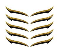 Eye Liner Stickers, Eyeshadow Appliqué for Women, Adhesive Strips, Long-Term Durable, Pack of 10, Dating, Dance, Travel, Stage