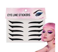 Eye Liner Stickers - eyeshadow liner Patches | eyelash sticker | Make up Sticker | Eyeshadow Eyelashes Patches | 10 Pieces Waterproof Eye Makeup Stickers, Long Lasting Eyes shadow Strip for LadiesGirl
