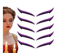 Eye Liner Stickers for Women, Self-Adhesive Permanent Makeup Patches, Adhesive Strips, Long-Term Durable, Pack of 10, Dating, Dance, Travel, Stage