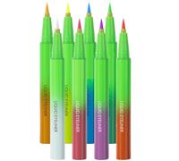 Eye Liquid Liner, Matte Coloured Eyeliner Pen - Coloured Neon Liquid Eyeliner Pen 8 x Durable Waterproof Jewellery Poems Bright Colours Eye Makeup for Women