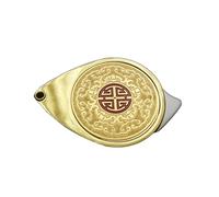 Eye Loupe Handheld Glass For Jewelry Coin Inspection Foldable Metal Lens Pocket Magnifier Compact Foldable Handheld Lens