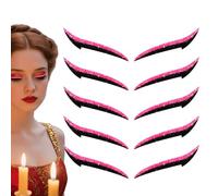 Eye Make-Up Plasters - Eyeshadow Appliqué for Women - Adhesive Strips Long Term Durable Pack of 10 Date Dance Travel Stage