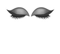 Eye Makeup Stickers - 2-in-1 Eye Cosmetics Stickers - Reusable Eyelash Eyeshadow Patch,for Festival Concert Cosplay Party Stage Wedding Costume Carnival