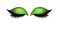 Eye Makeup Stickers | 2-in-1 Eye Cosmetics Stickers,Waterproof Eyelash Eyeshadow Patch | for Festival Wedding Carnival Concert Cosplay Party Stage Costume Girls Women